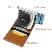 RFID Credit Card Leather Wallet