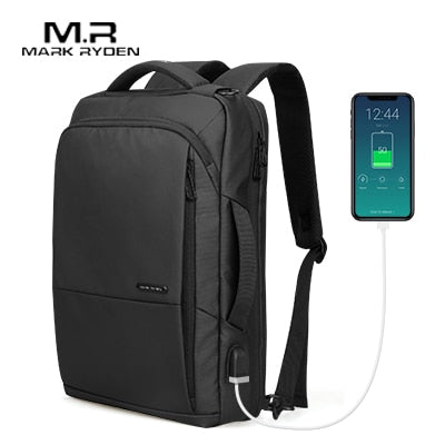 Mark Ryden Waterproof Anti-theft USB Laptop Travel Backpack