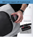 KAKA Anti-theft Waterproof USB Laptop Backpack