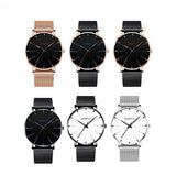 Cuena Men's Fashion Watch with Stainless Steel Mesh Band