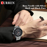 Curren Steel Chronograph sports quartz watch