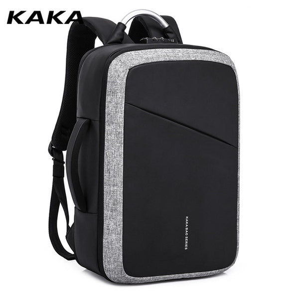 KAKA Professional Anti-theft Waterproof Laptop Backpack with USB connection